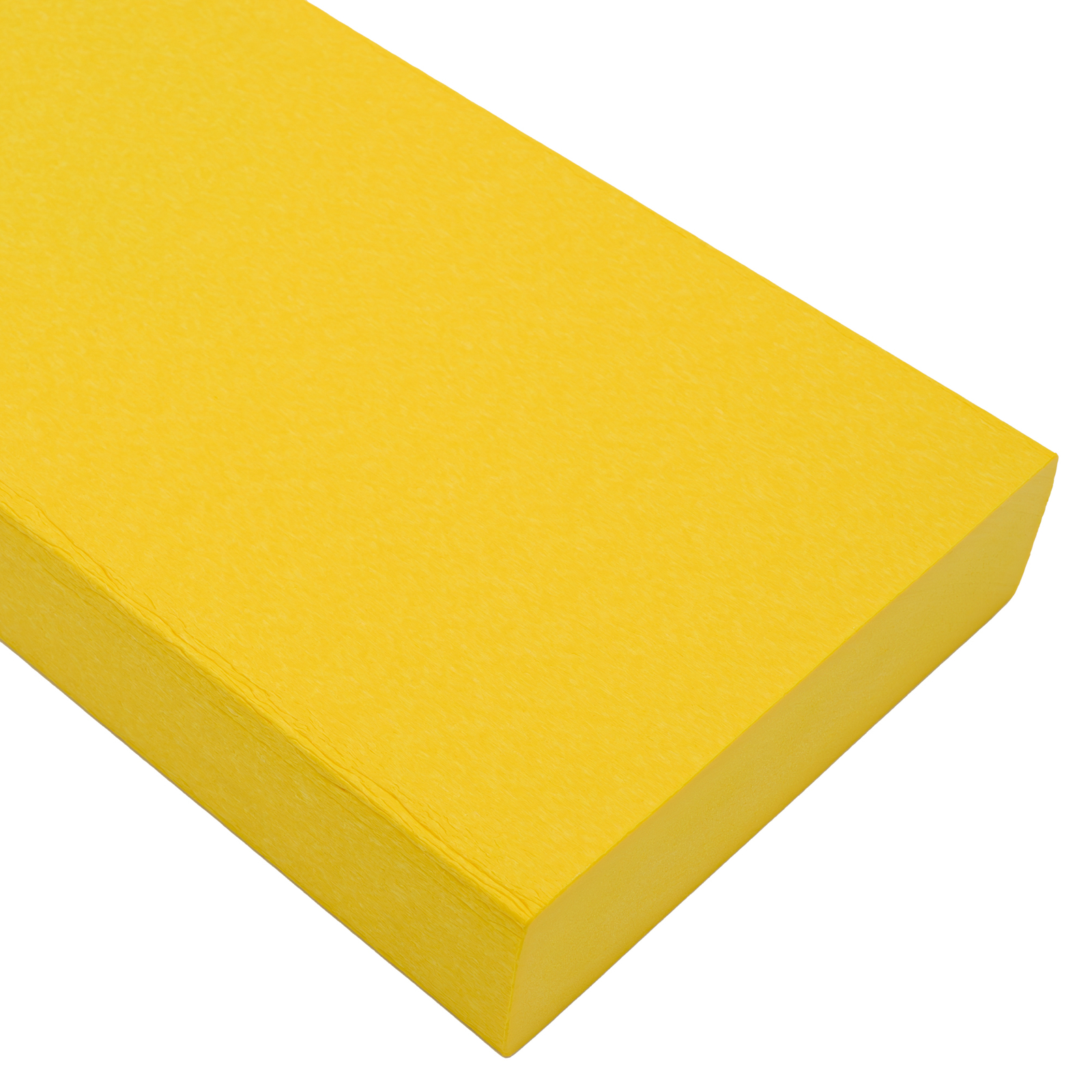 BuyPlastic Tangent Poly Lumber – Lemon Yellow, 2×6 (1.5″ x 5.5″), 72″ L