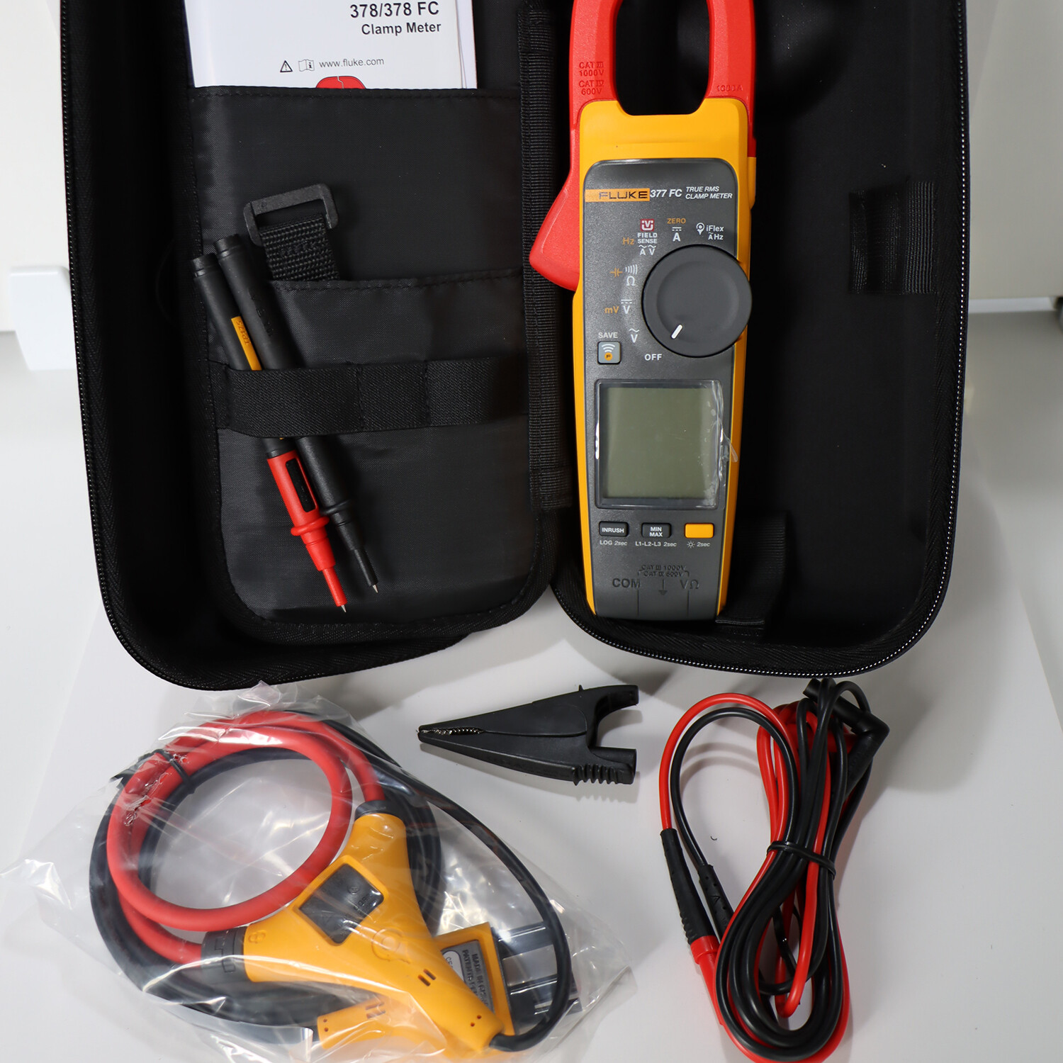 Fluke 377 FC True-RMS Clamp Meter FieldSense Non-Contact