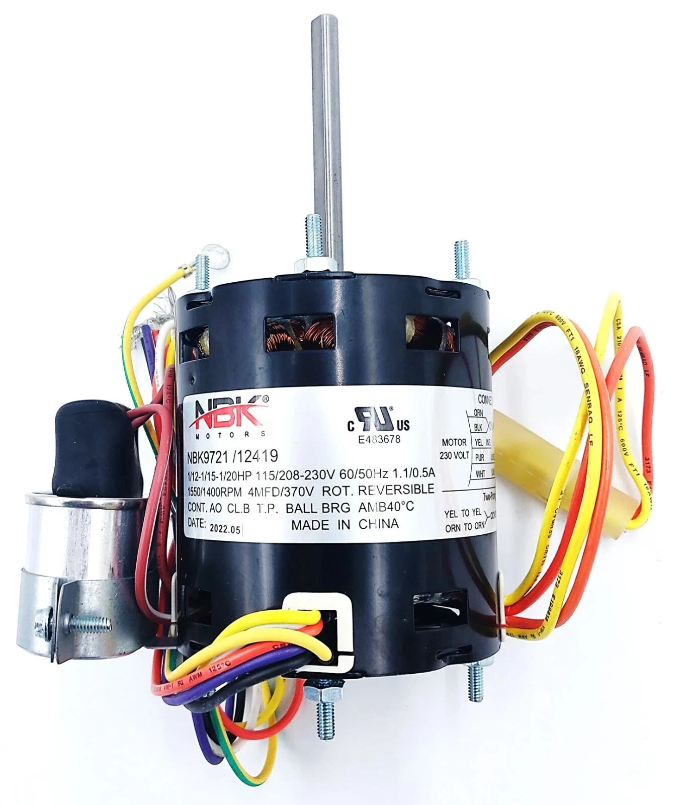 Refrigeration Motor for Bohn 25309101 Fasco D1127 Evaporator Fan Same Day Ship