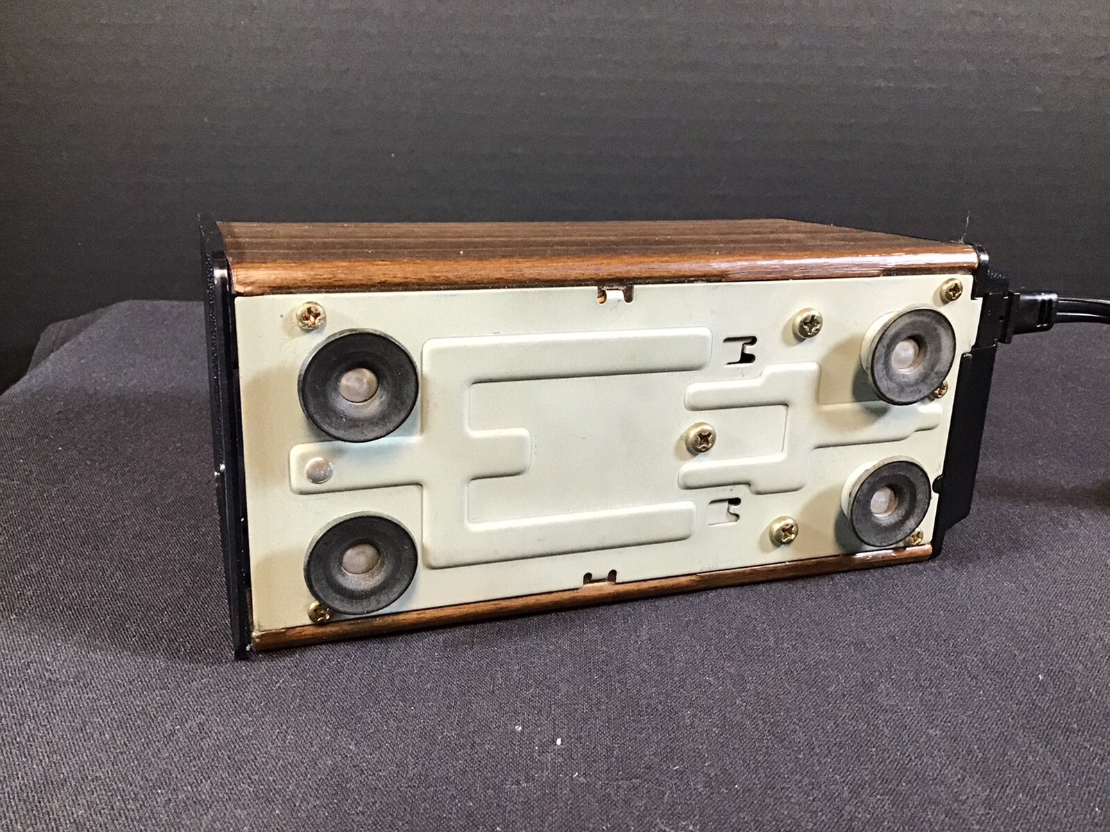 Vintage Panasonic KP-773 Wood Grain Electric Pencil Sharpener Auto Stop- Japan