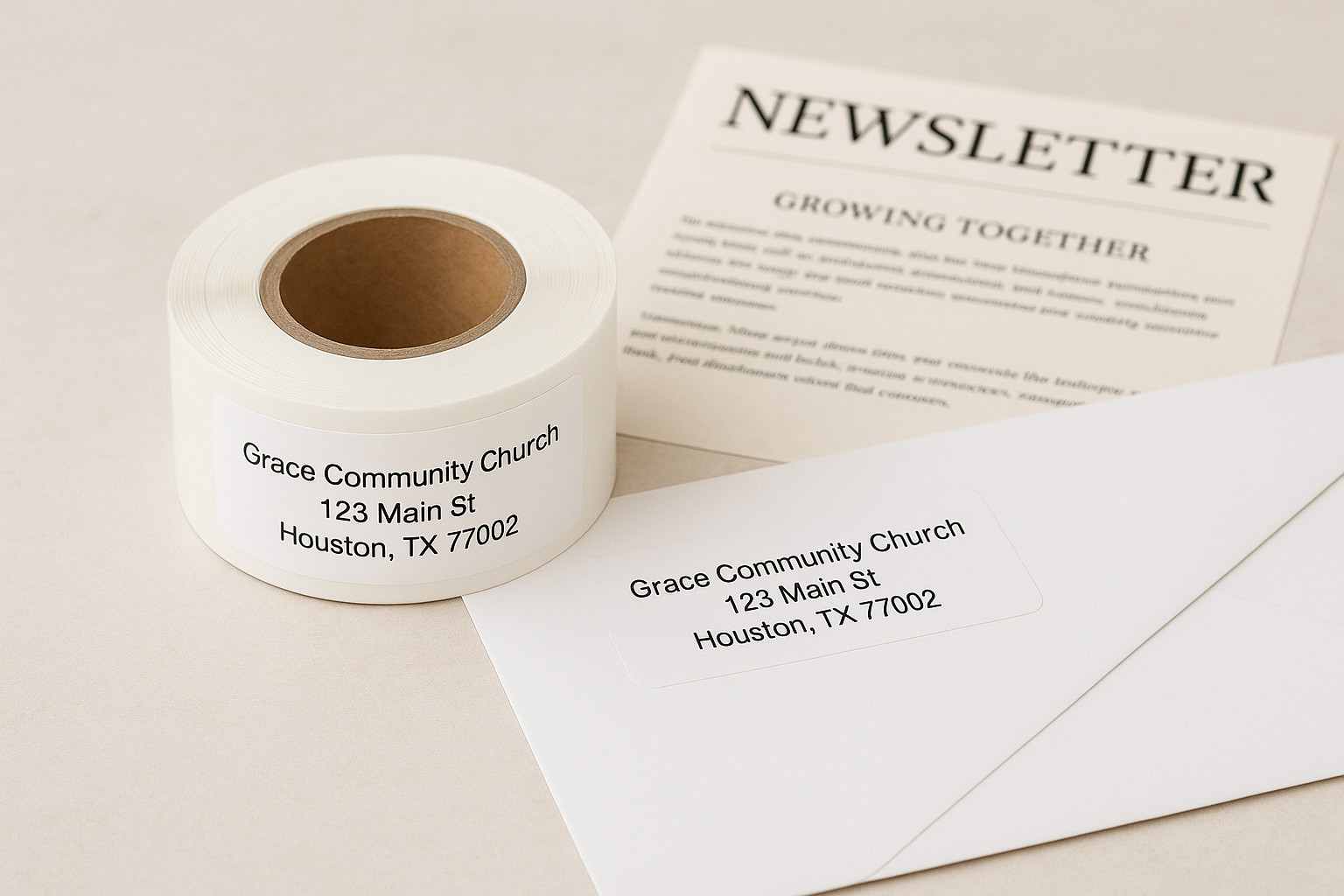 Custom Address Labels on Roll Wedding Invitation Return Address Stickers