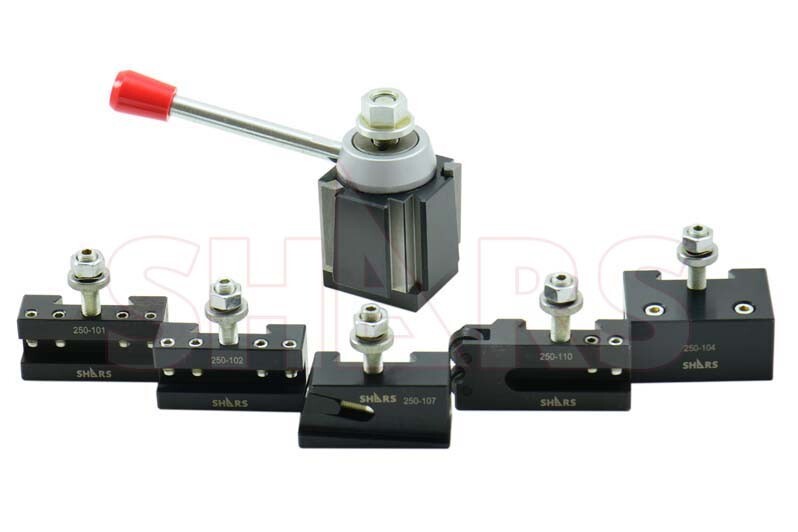 Shars 6 – 12″ CNC AXA Wedge Quick Change Tool Post Set 250-111 + Certificate #}