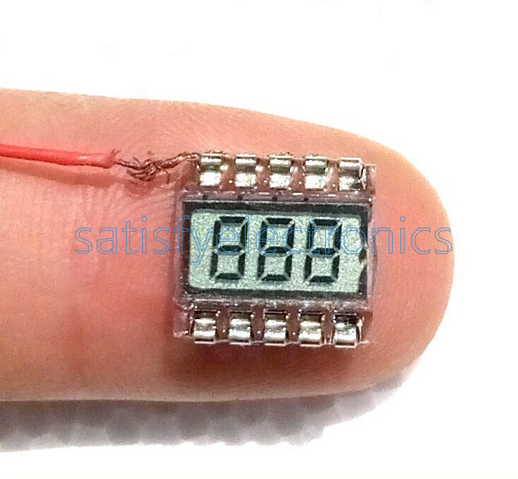 5PCS 10PIN TN Positive 3-Digits Segment LCD Panel 3.0V Digital Tube Display
