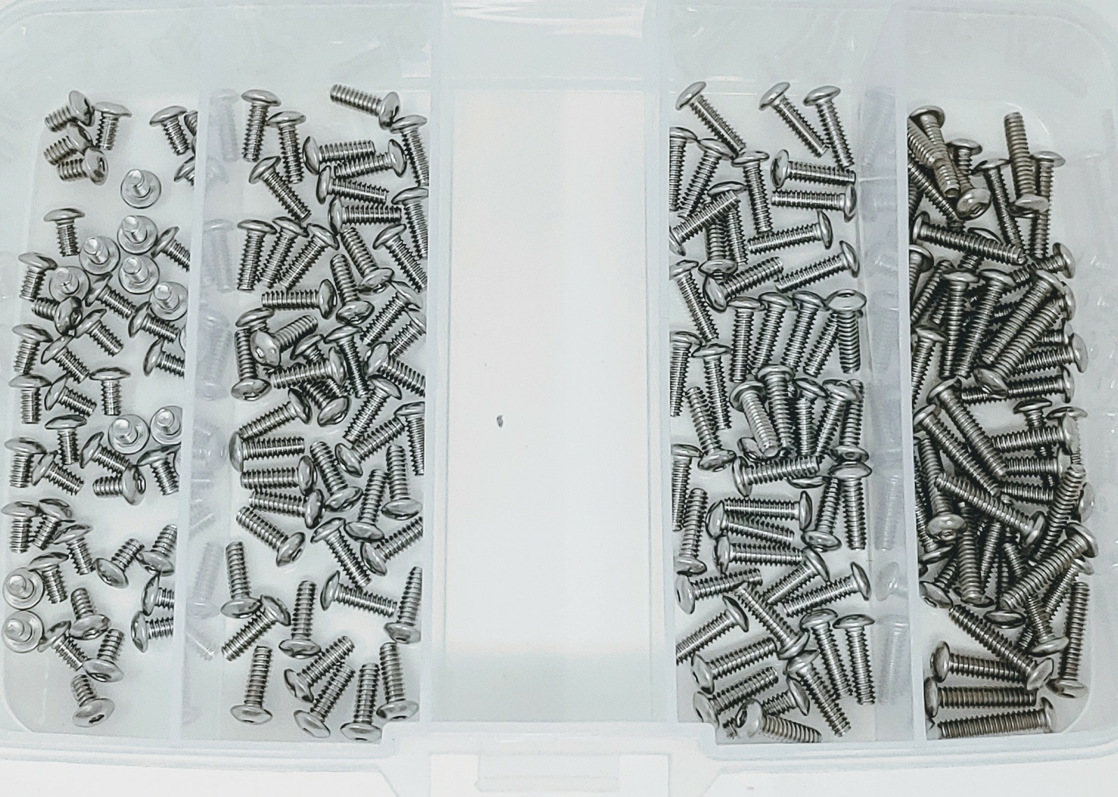 iexcell #4-40 UNC Hex Socket Button Head Cap Screws- 200 PCS
