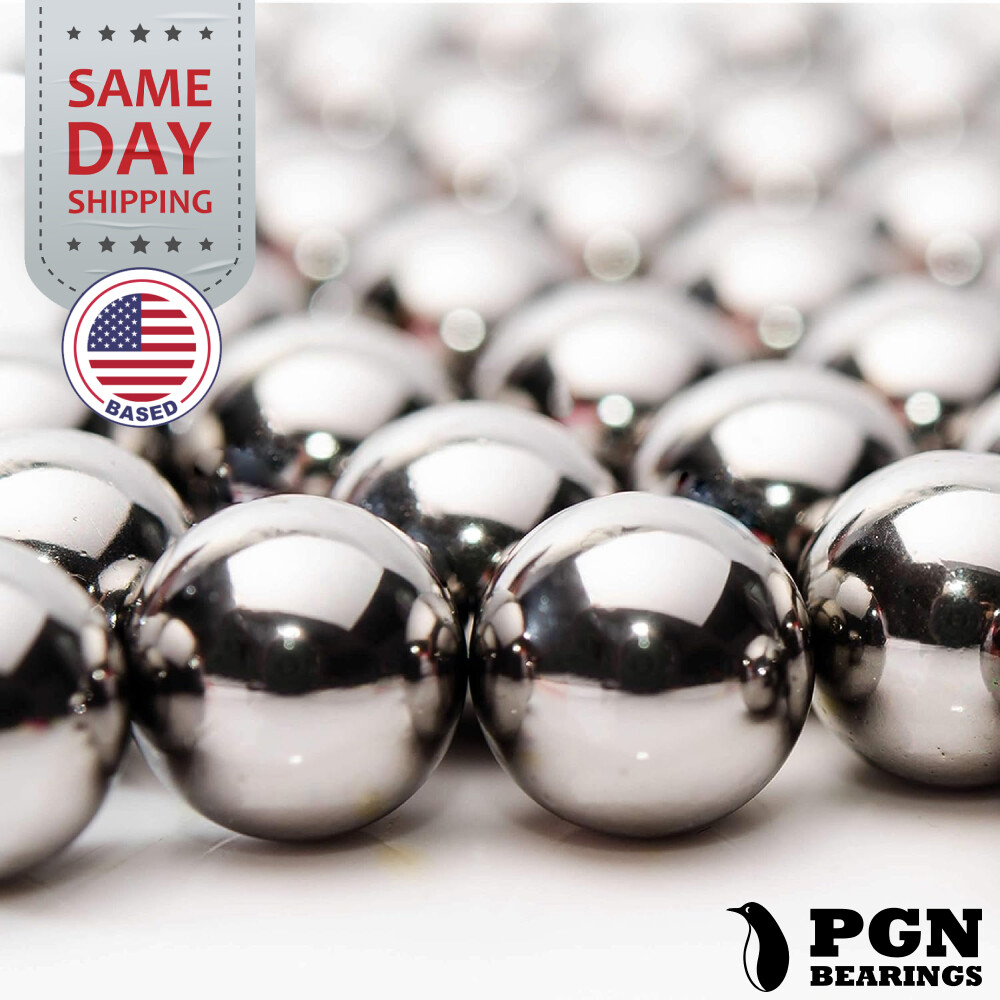 (100) 3/8″ Inch Chrome Steel Bearing Balls (G25 Precision – AISI 52100)