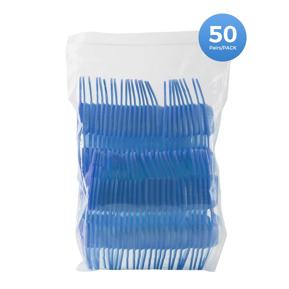 50pair/Pack Dental Disposable Fluoride Foam Trays Dual Arch Trays Gel/Foam S M L