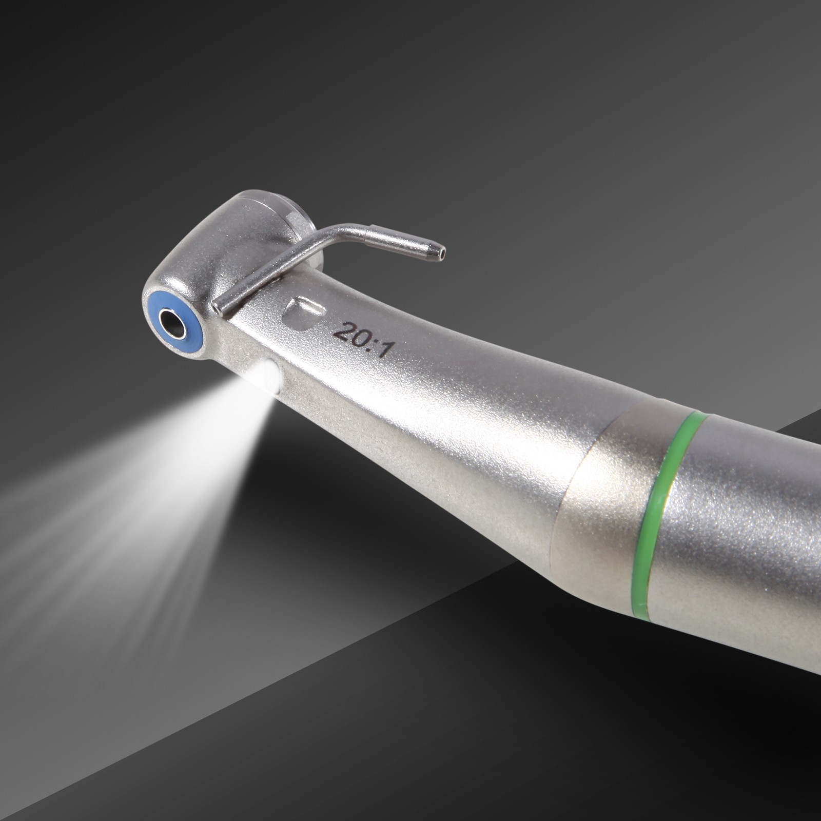 Dental 1:5 LED Fiber Optic Contra Angle Handpiece compatible NSK Ti-MAX X95L