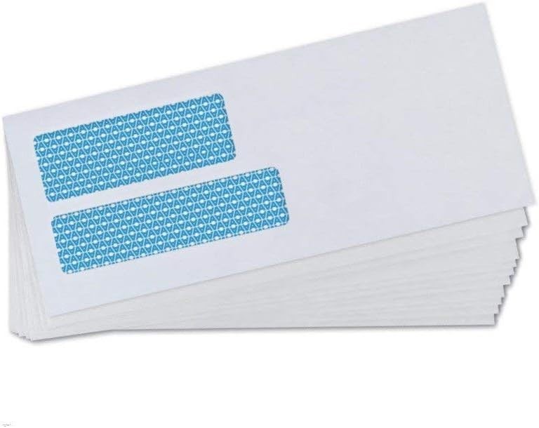 Double Window SELF Seal Security Envelopes – for Invoices, Statements & Docum…