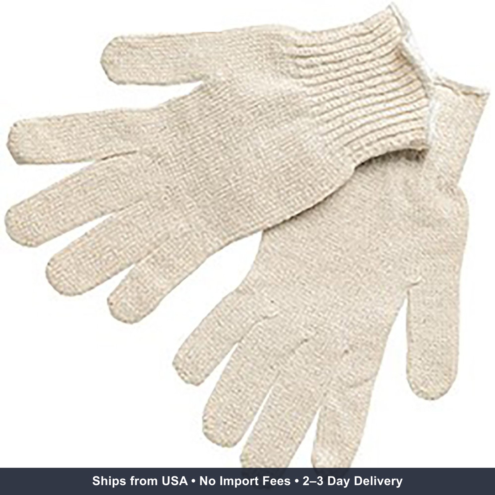 MCR Safety 9634L Weight Seamless Knit Cotton/Poly Blend 7 Gauge Gloves | 7-Gauge