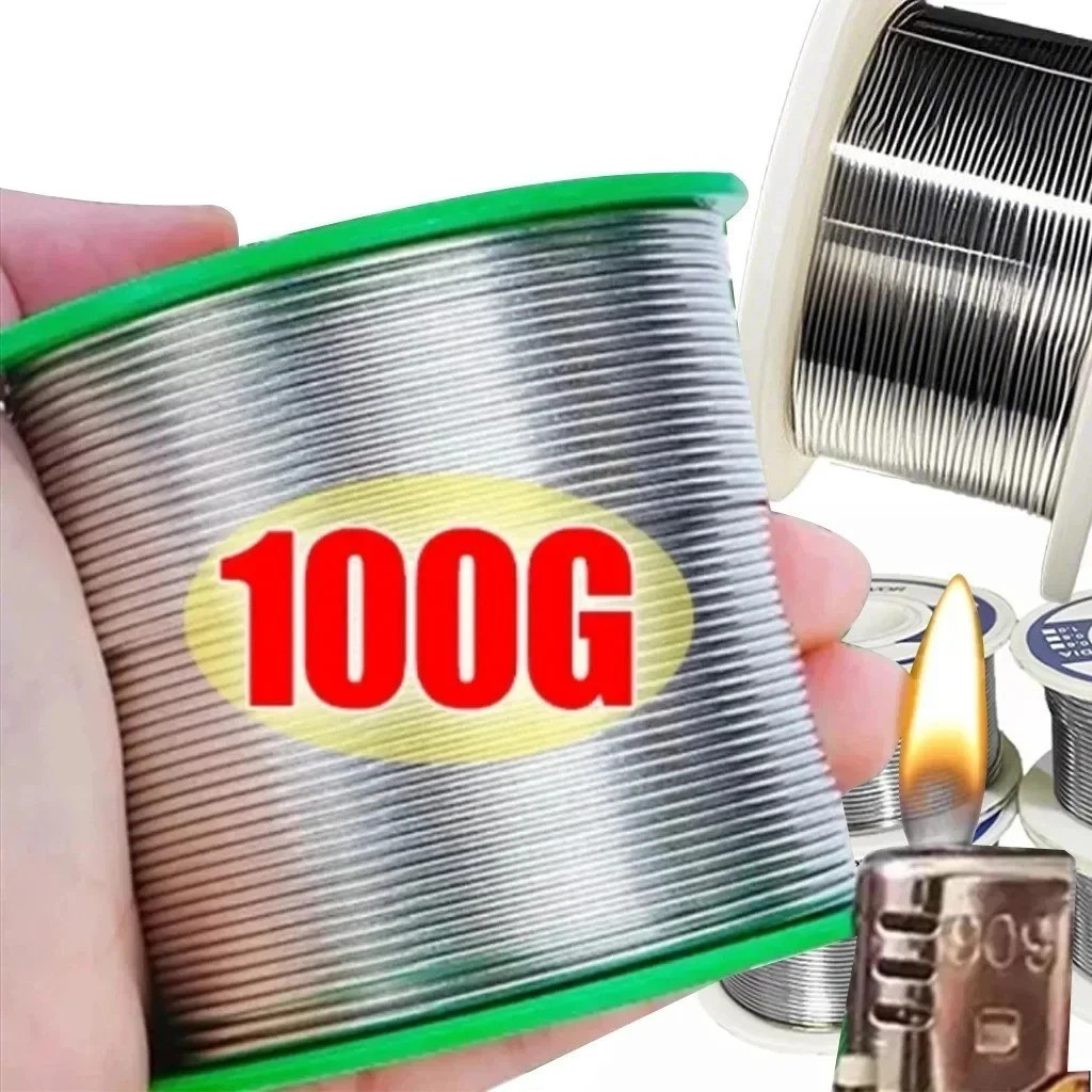 5pcs Tin Rosin Core Solder 1.0mm 1.2mm Wire For Electrical Soldering Rosin Flux