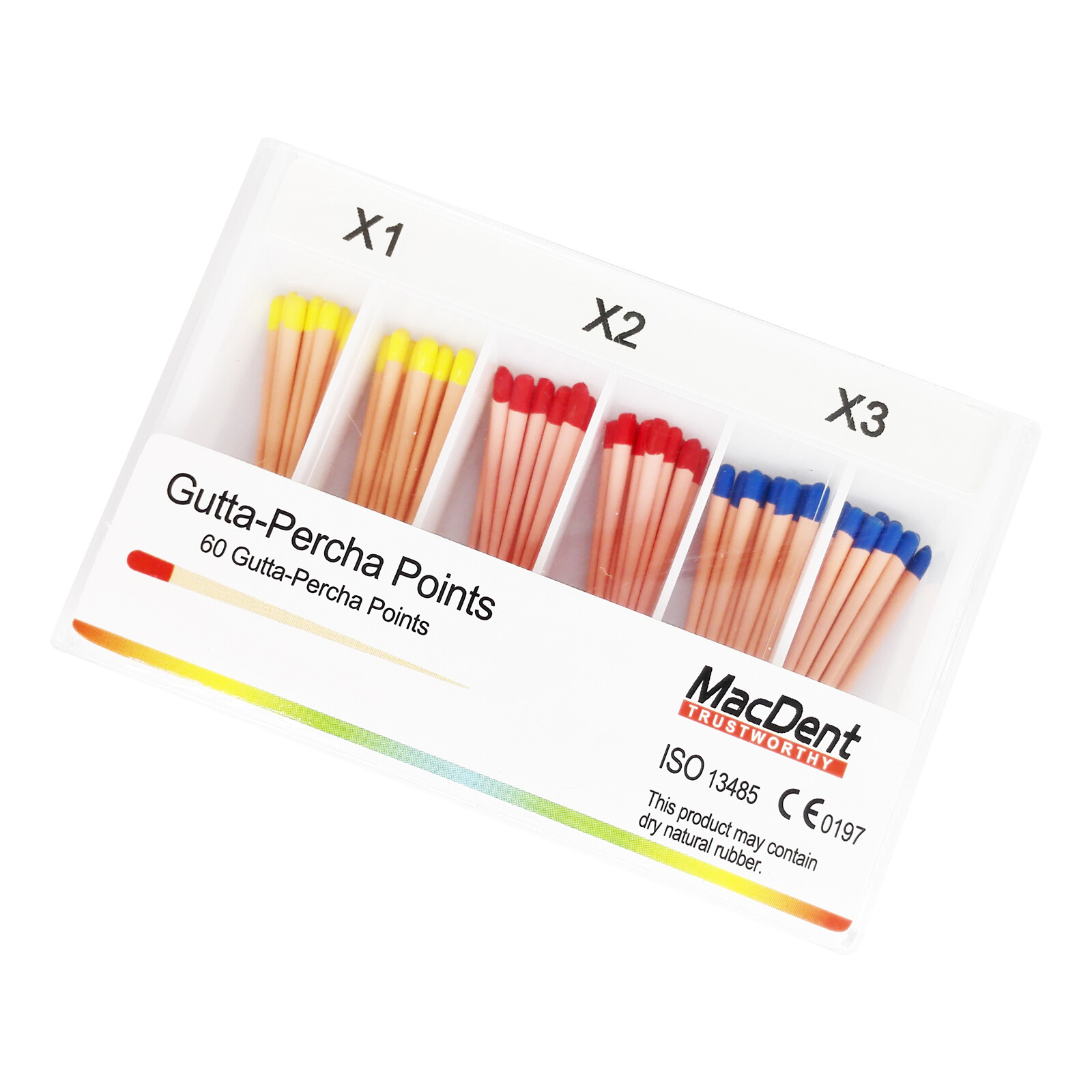 MacDent Dental Gutta Percha Points/Absorbent Paper Points Endodontic Root Canal