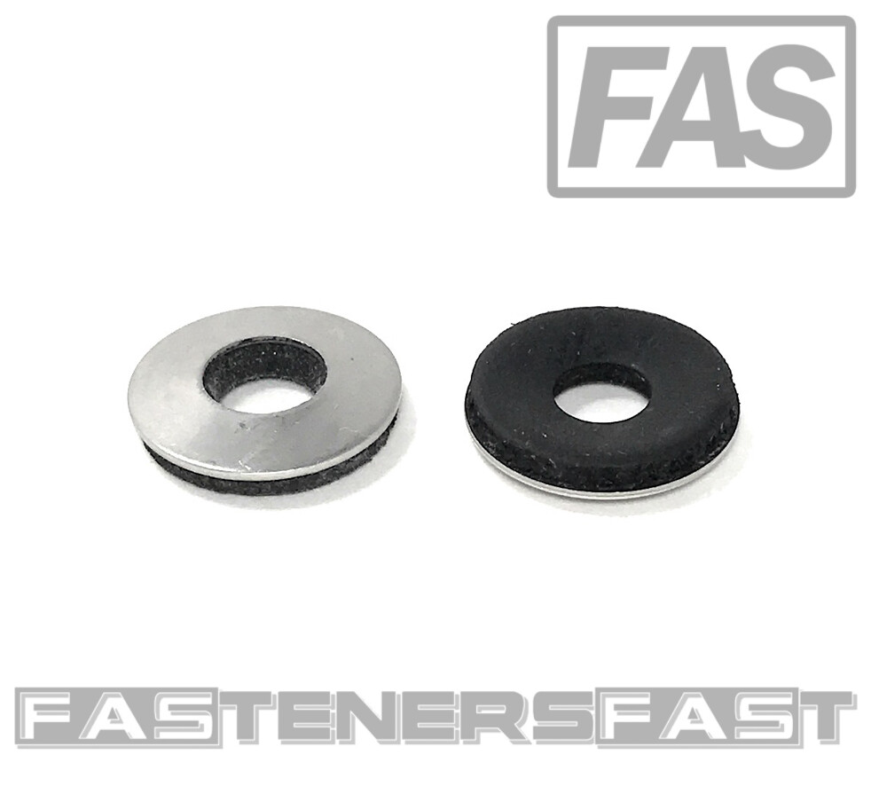 (500) 5/16 x 3/4 OD Stainless Steel Washer EPDM Neoprene Rubber Backed (Roofing)
