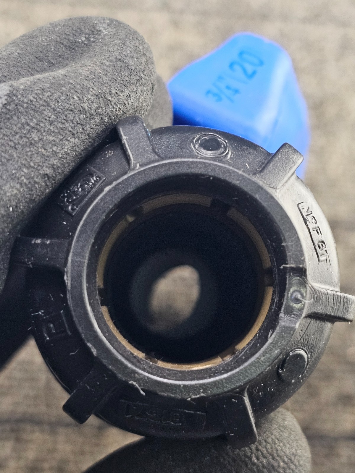 Philmac 3G Metric Ball Valve 3/4-inch Imperial Size CTS, 6-inch Overall Length