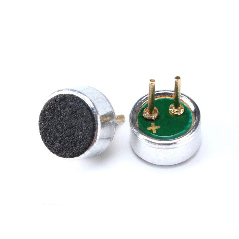 Electret Condenser Microphone Low Impedance Sensitivity 52DB 4mmx2.2mm 2 Pin