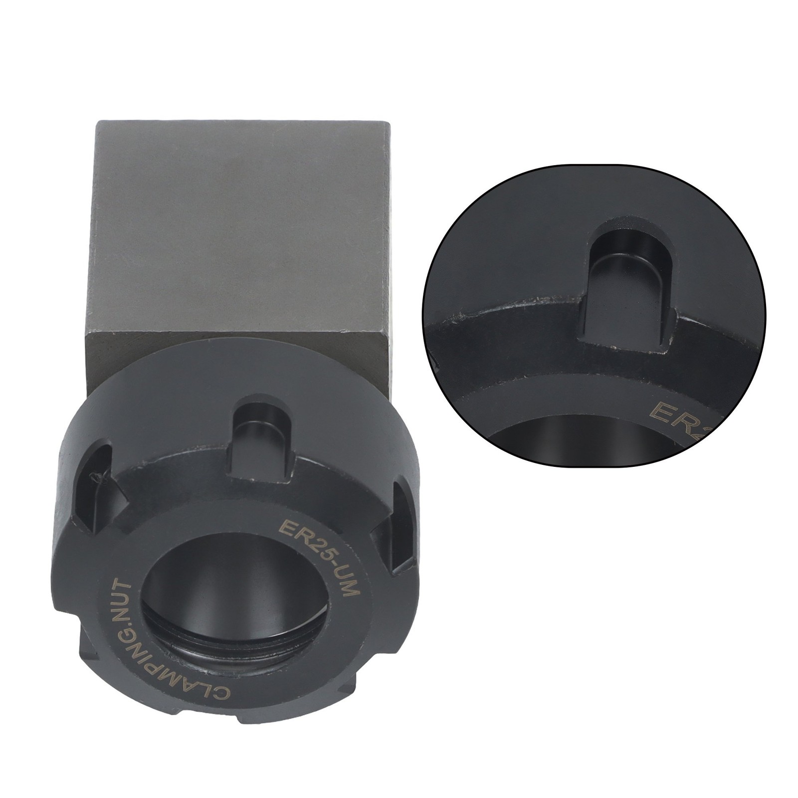 Precision Square Collet Block ER25 Fit for Multi-Side Machining