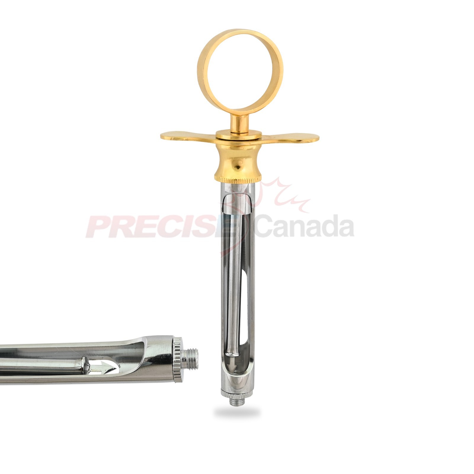Premium Dental Anesthetic Syringe Self-Aspirating 1.8CC Gold Ring DN-2604