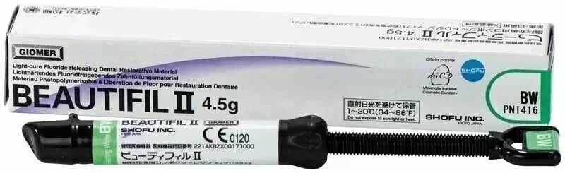 3 X SHOFU BEAUTIFIL-II 4.5GM #BLEACH WHITE SHADE BW LONG EXPIRY Free shiping