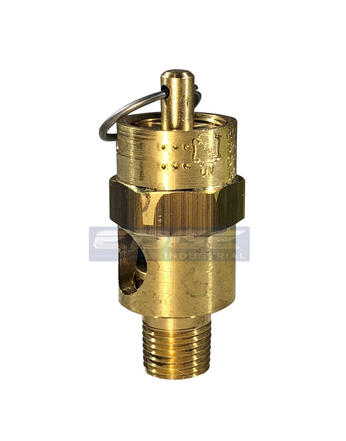70 PSI AIR COMPRESSOR SAFETY RELIEF VALVE, POP OFF, DRAIN TANK AIR, 1/8″ NPT