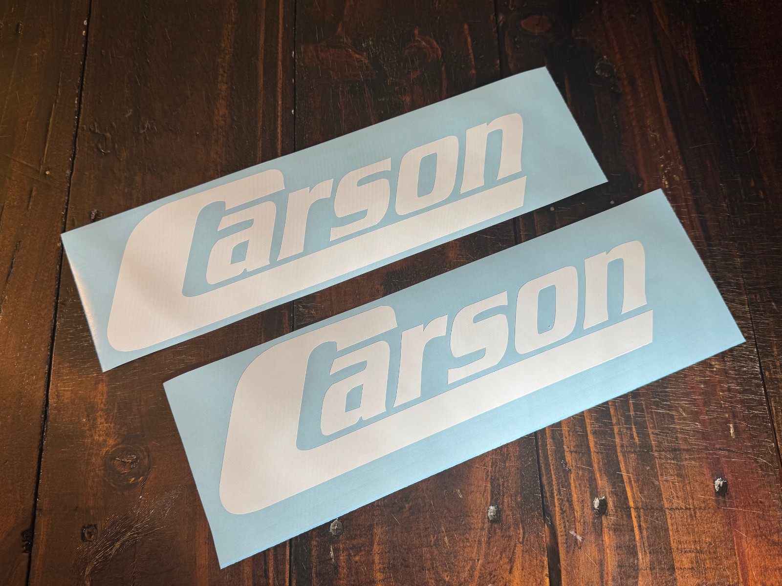 Carson Trailer Decals (Set 2) White or Black Stickers RV Enclosed Dump 12″-36″