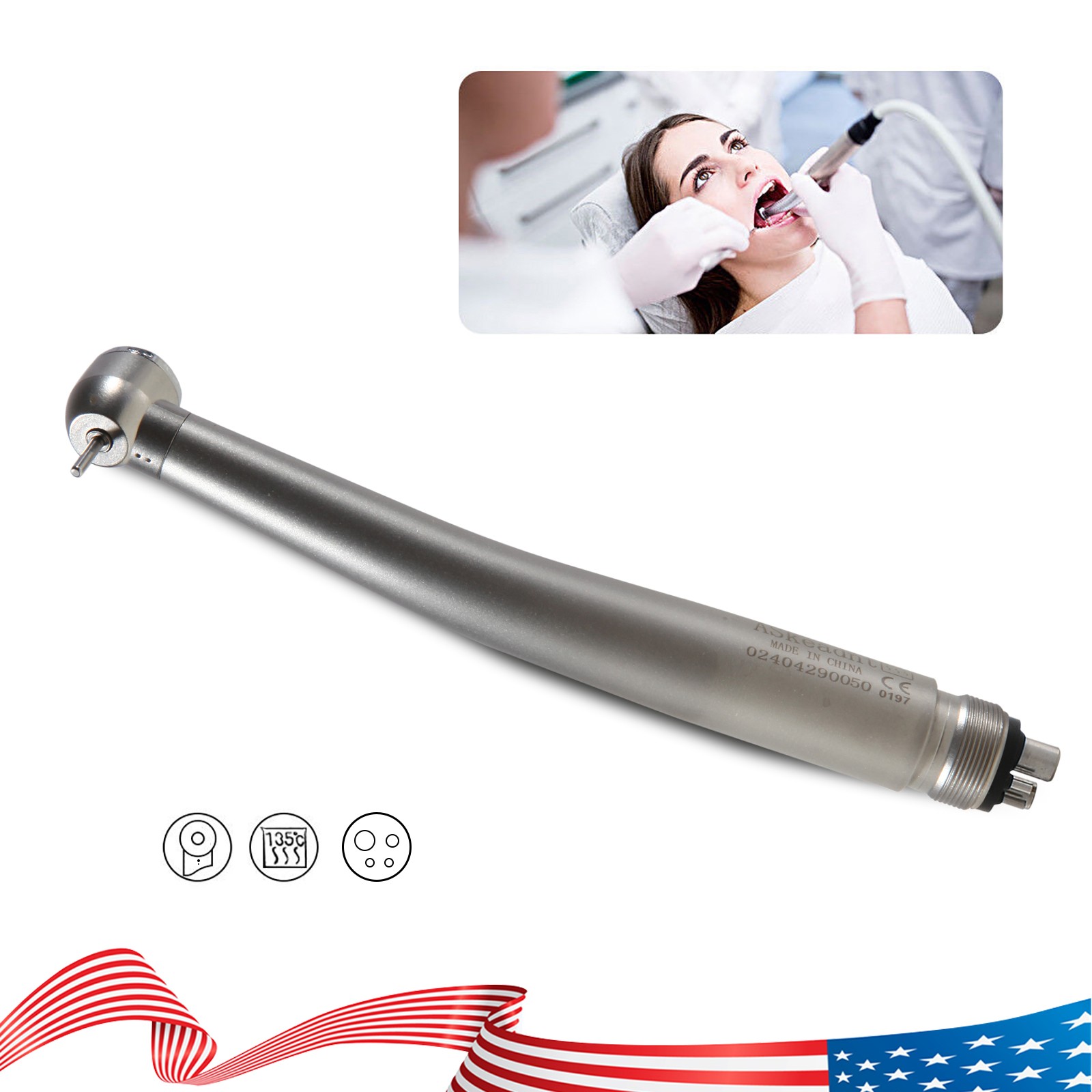 10 Yabangbang Dental High Speed Handpiece Push 3 Spray Turbine 4Hole Fit NSK KaV