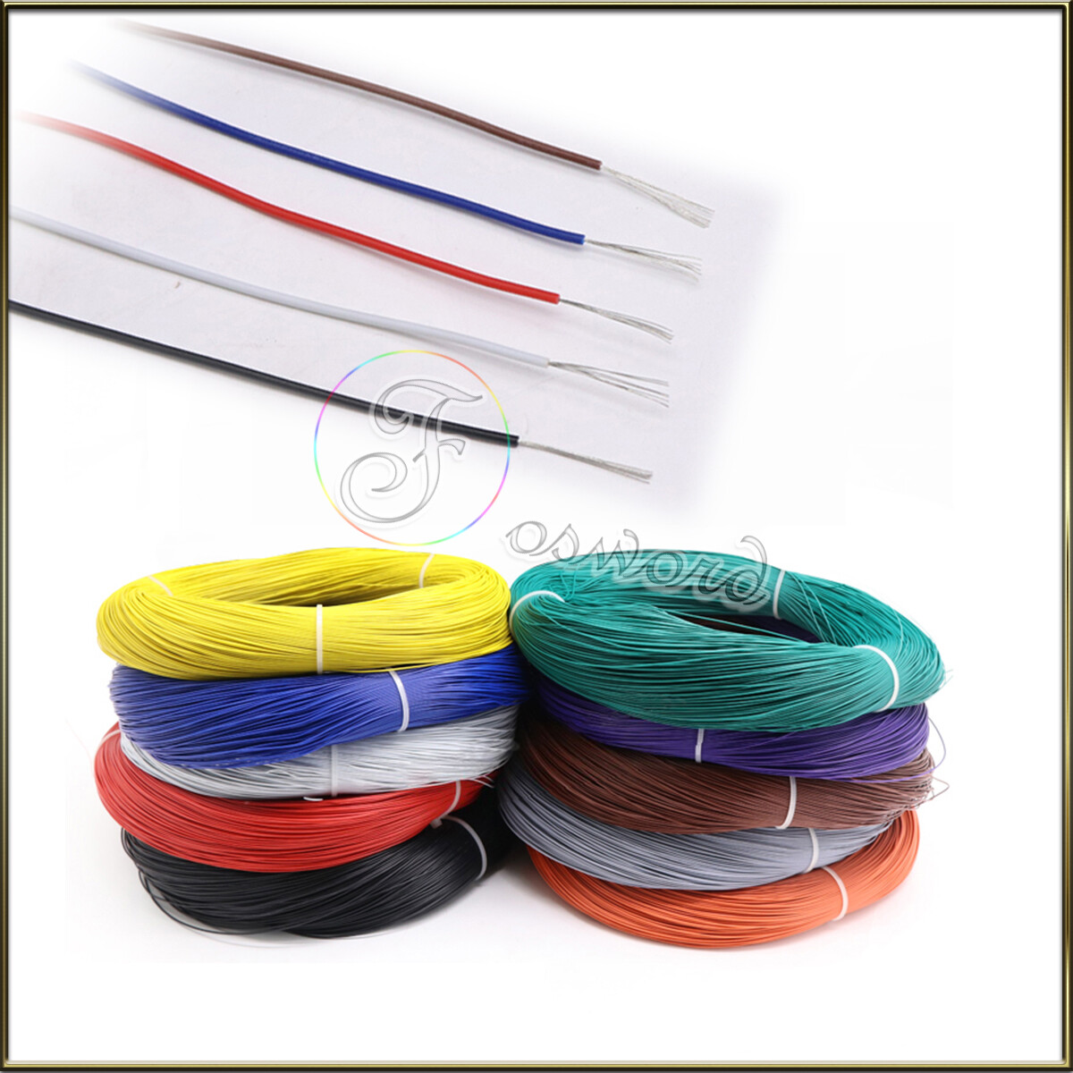 26/28/30/32AWG Flexible Stranded Wire Cable PVC Insulated Electronic Cord UL1571