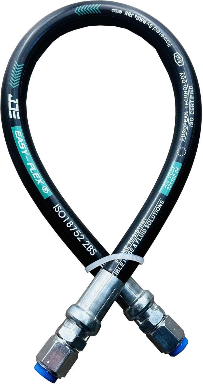 Hydraulic Hose Swivel Assembly 1/2’‘ Female JIC X Female JIC,144″ Long, 3988 PSI