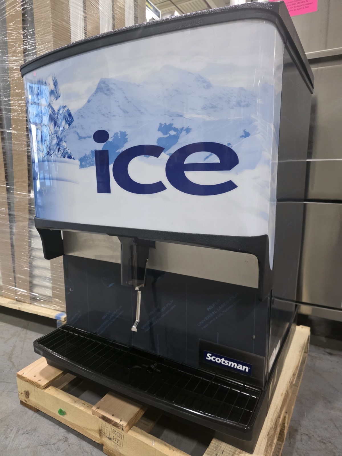NEW Scotsman IOD250-1 30″ Countertop Ice Dispenser – 250 lb Capacity Nugget Cube