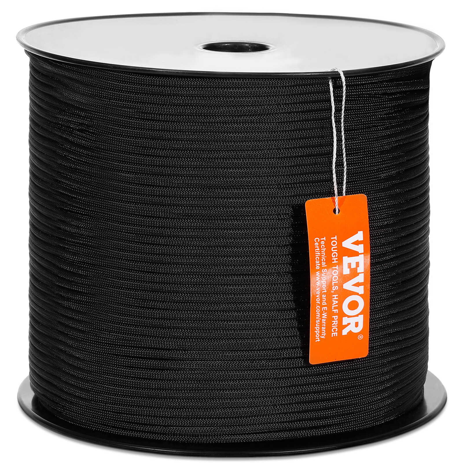VEVOR Arborist Tree Climbing Rope Braided Nylon Rope 3/16″ x 1000′ 32-Strand
