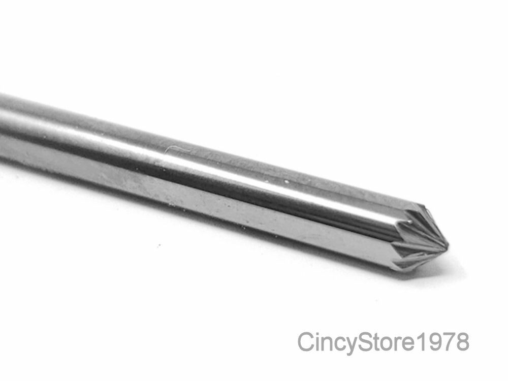 SK42D Taper SOLID Carbide Burr Bur Cutting Tool Die Grinder Bit 1/8″ USA MADE