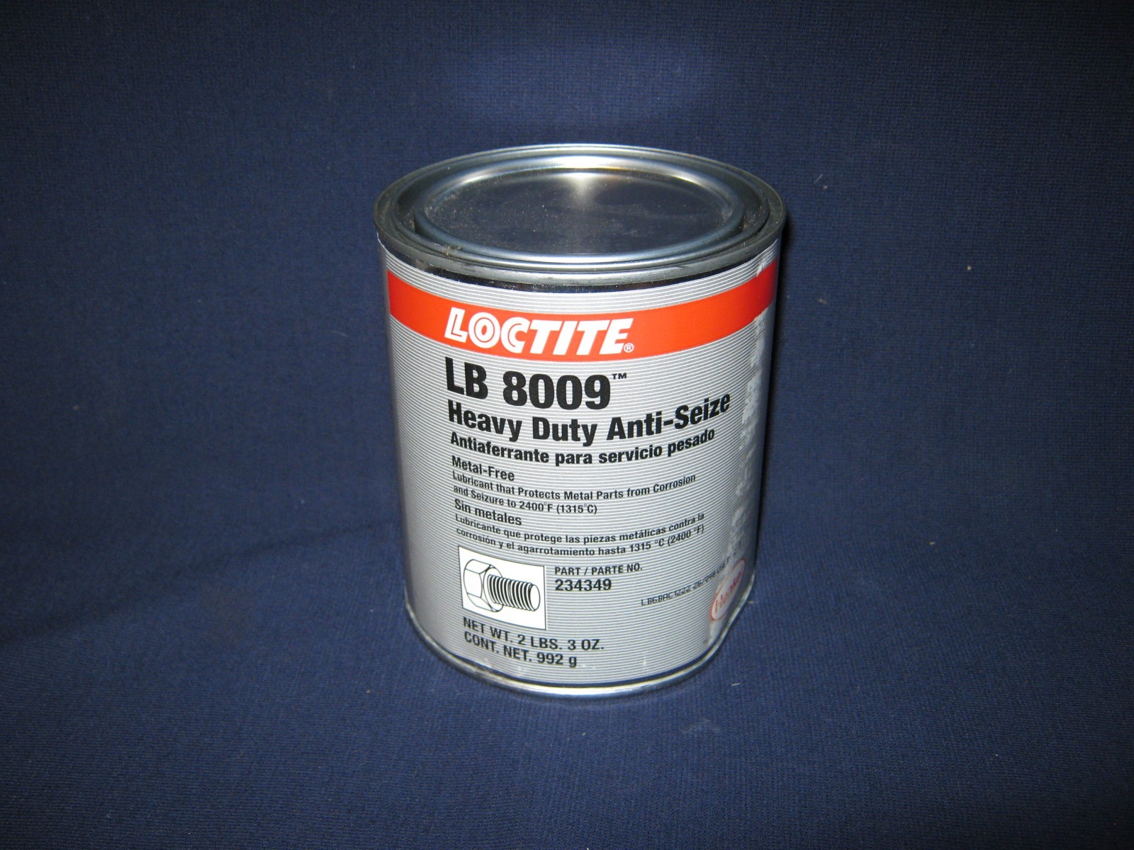 LOCTITE LB 8009 HEAVY DUTY ANTI-SEIZE LUBRICANT 2 LB CAN-234349-FREE SHIP-BIN 3