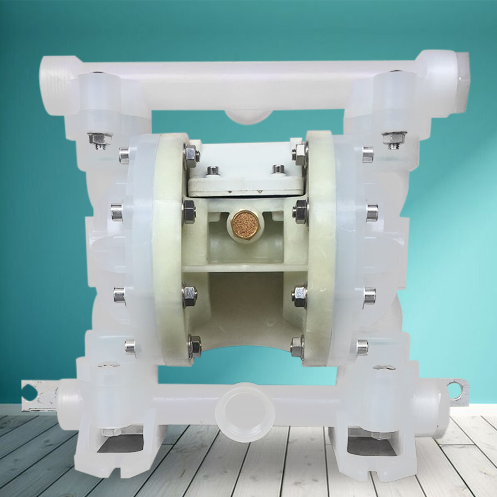 Industrial Plastic Double Diaphragm Oil Pump Air-operated Liquids Transfer Pump