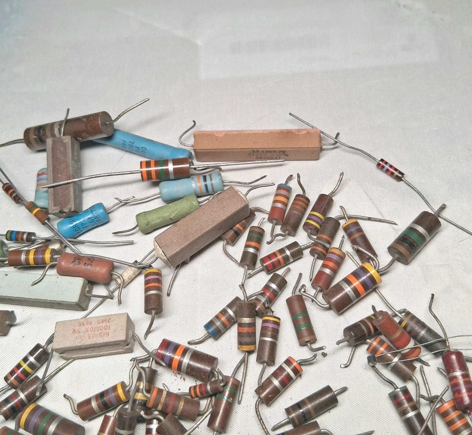 Vintage Mixed Size Resister Electronics lot