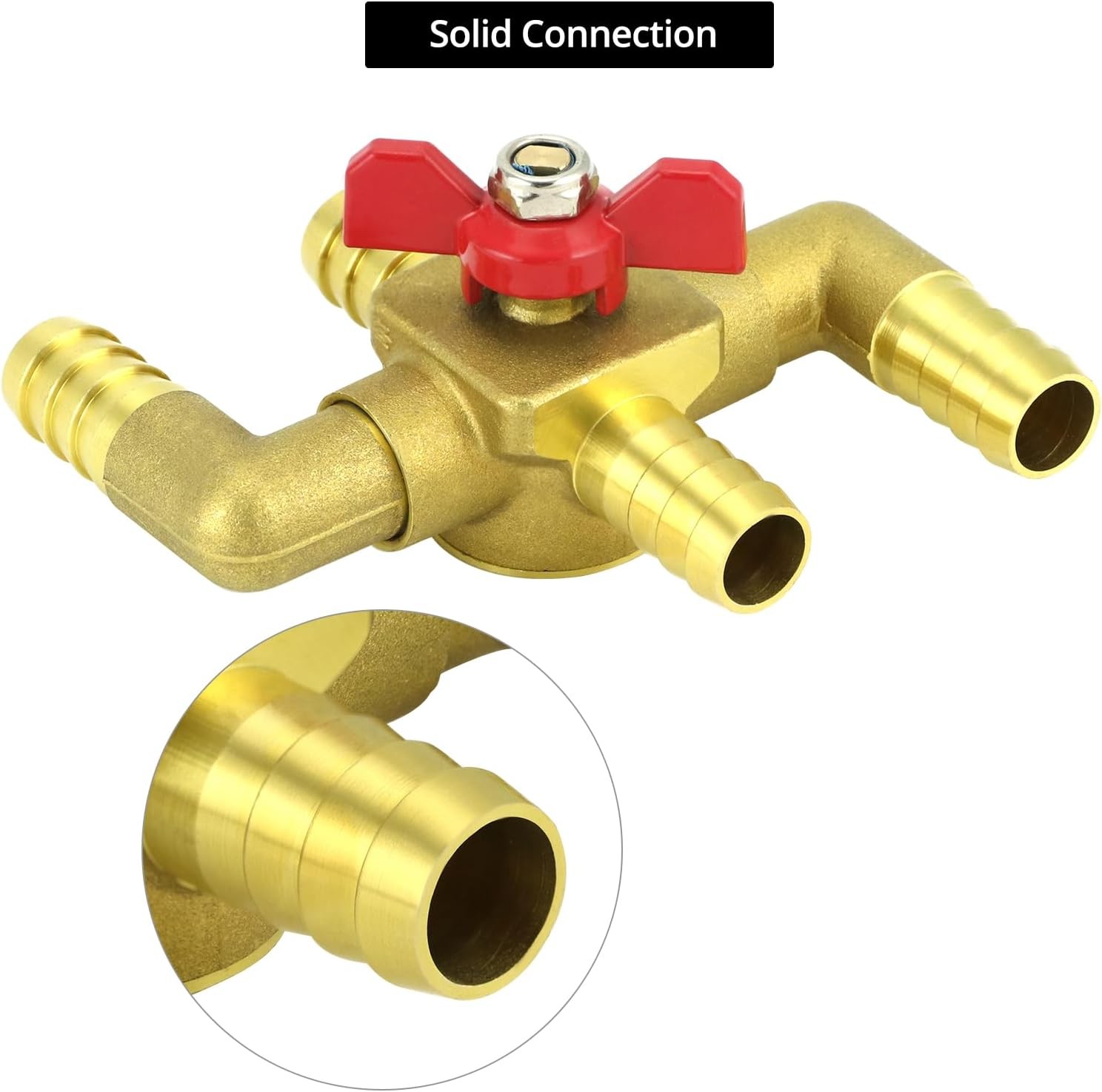 Heater Core Bypass Valve 4-Way Solid Brass Automobile Integrated Manua