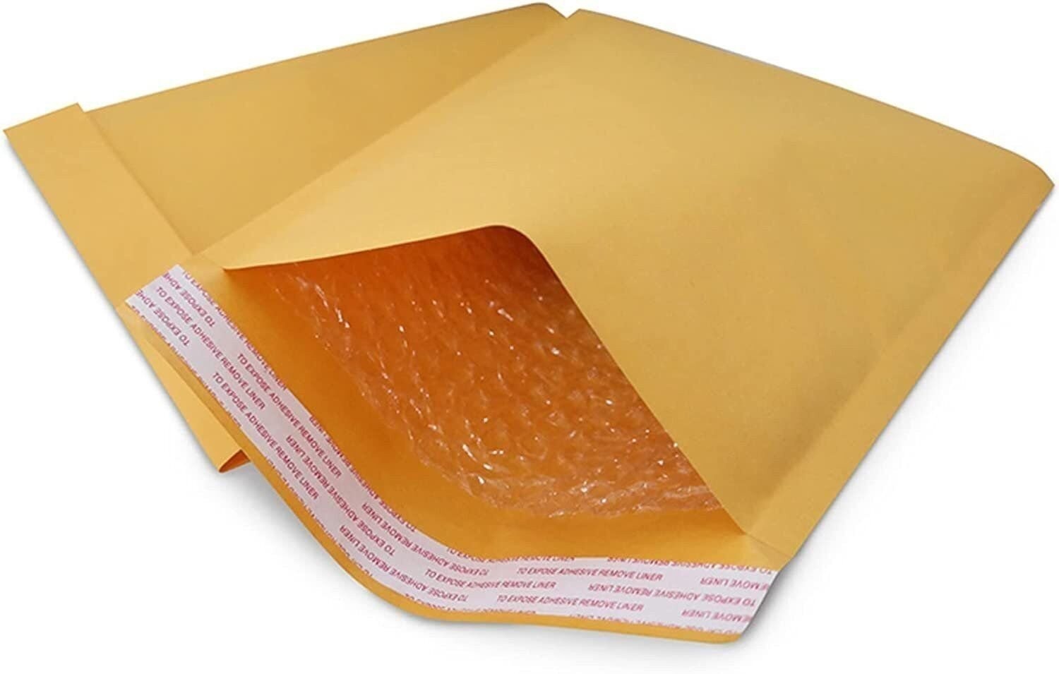 500 #00 5×10 Kraft Paper Bubble Padded Envelopes Mailers Case 5″x10″