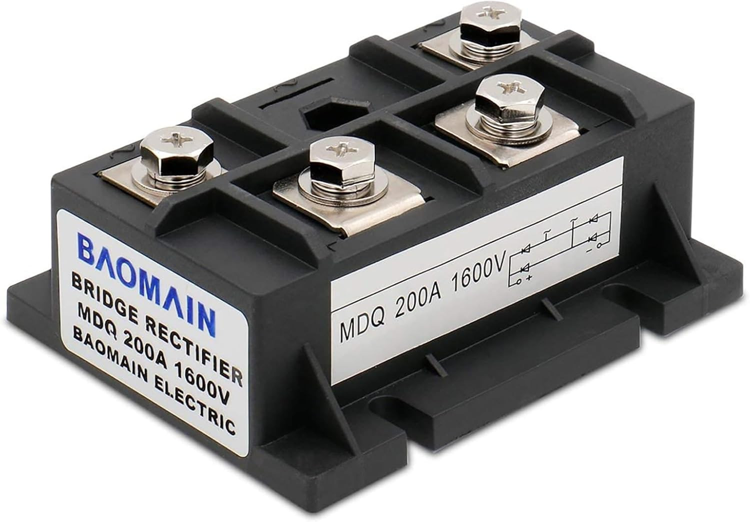 Puente rectificador 200A 1600V Módulo de diodo de onda completa monofásico