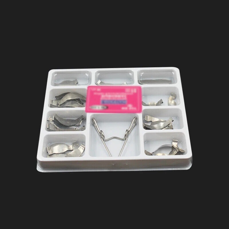Dental Sectional Matrix System Contoured Metal Matrices Refill Matrix Bands 50Pc