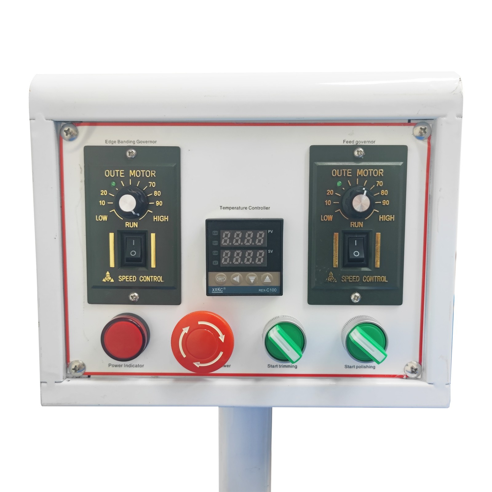 Automatic Curved Straight Line Edge Banding Trimming Machine 110V 0-6m/min Speed