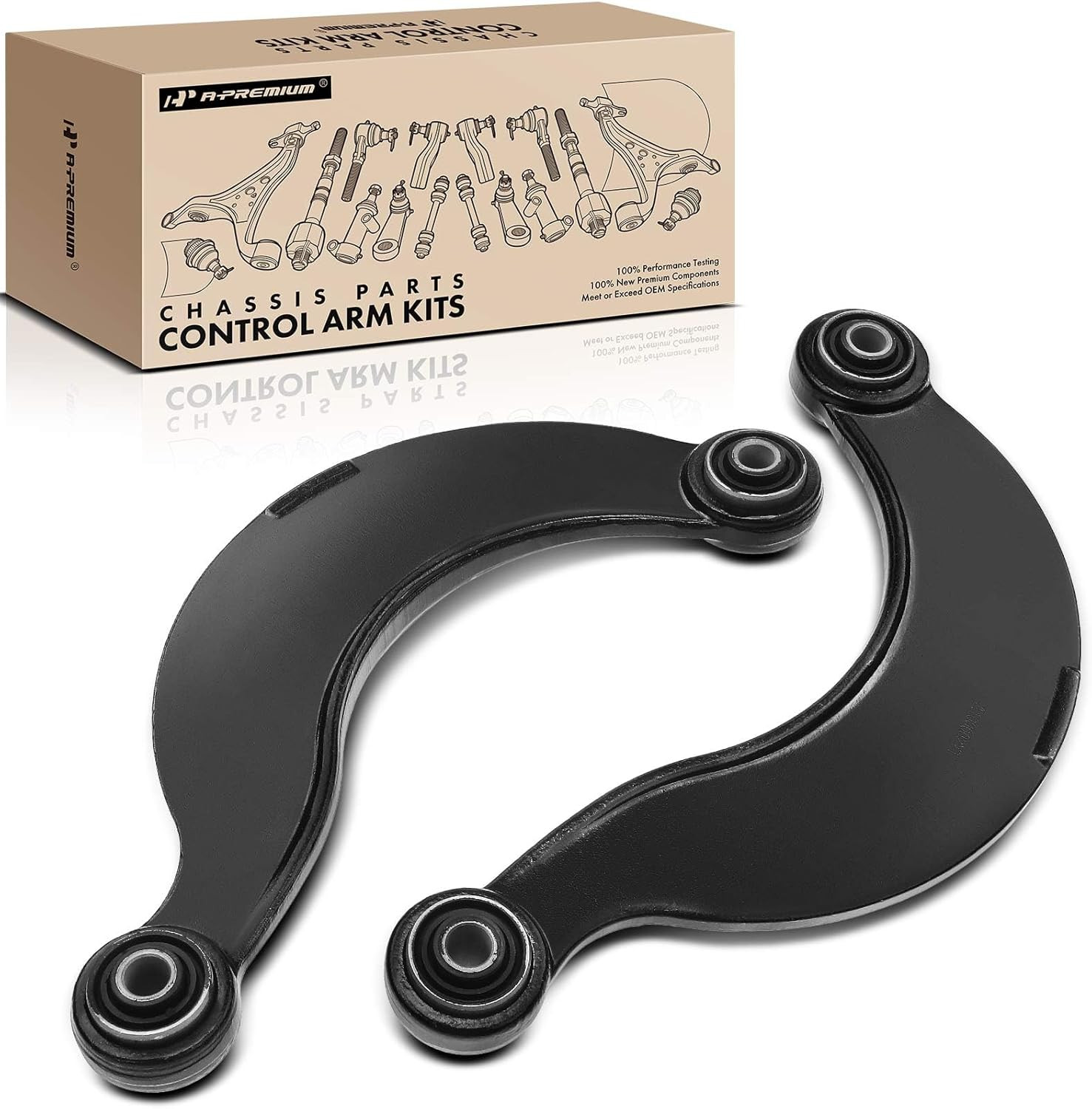 2 X Rear Upper Control Arm, with Bushing, Compatible with Ford Escape 13-19, Foc