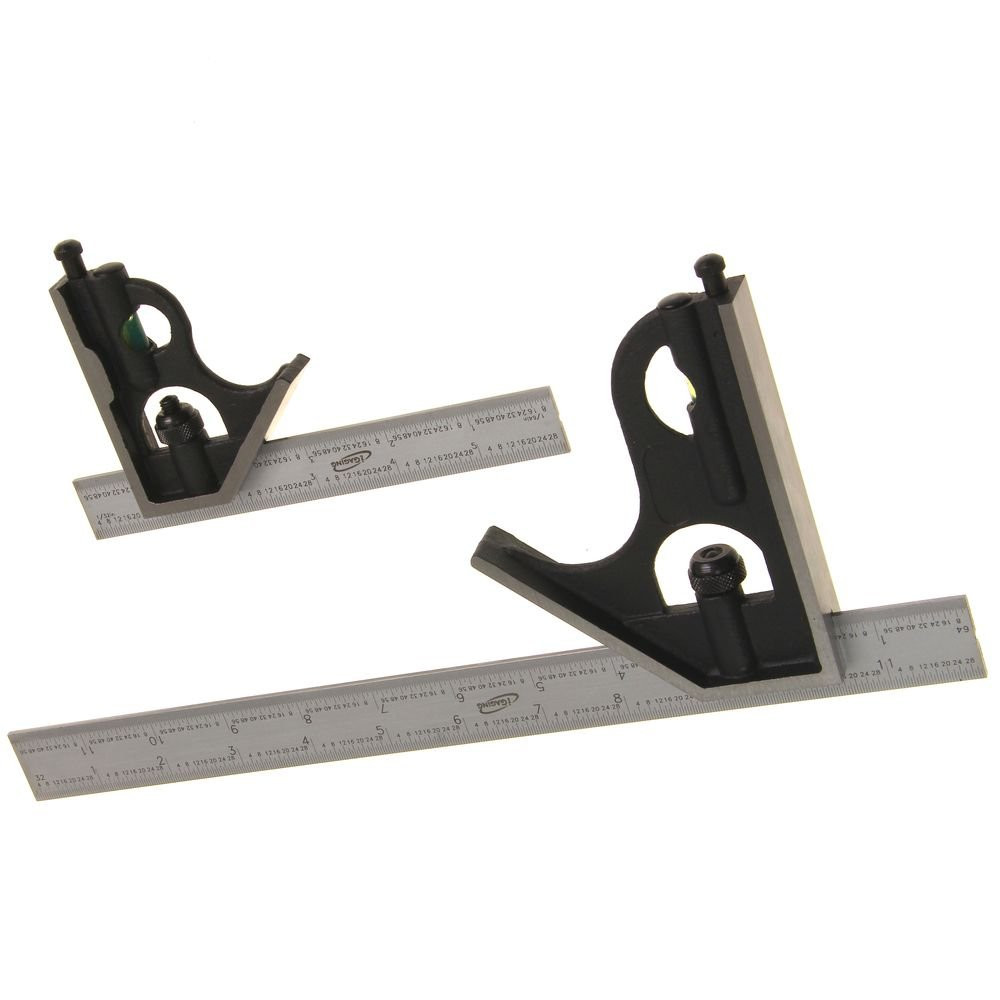 Combination Square Set 6″ & 12″ 4R Steel Blade High Precision