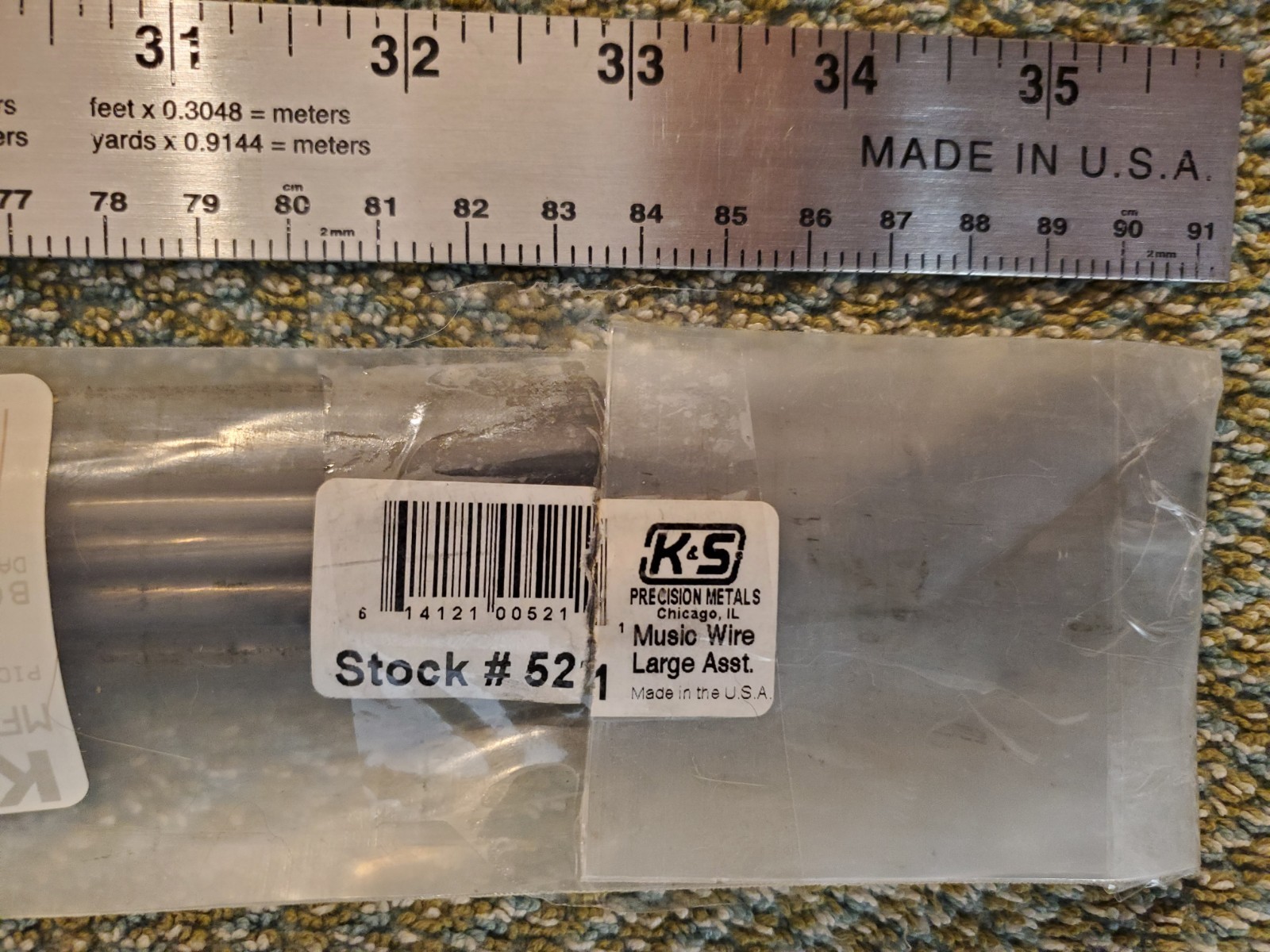 K&S Precision Metals 521 , Music Wire Large Asst.,