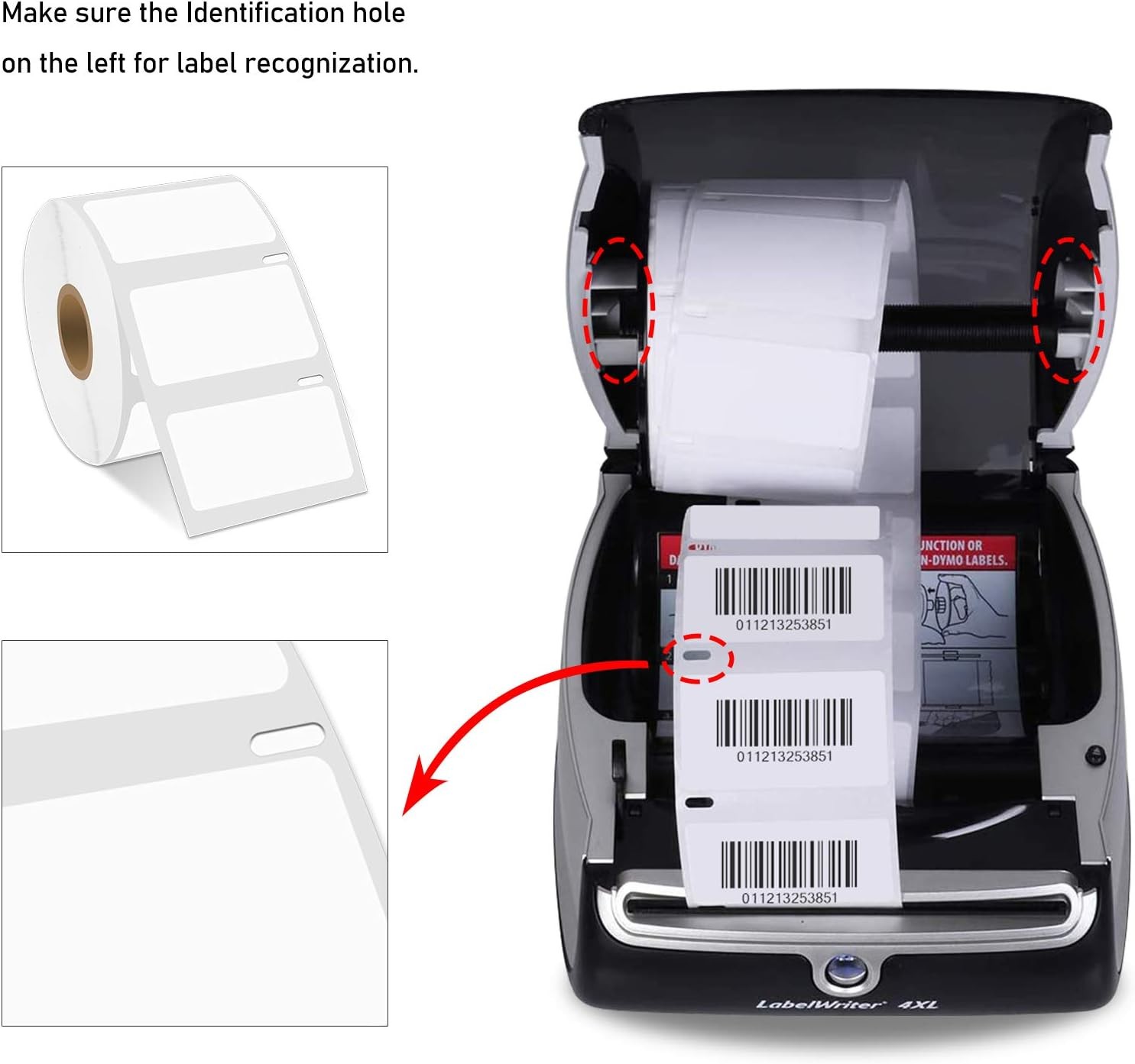 Barcode Labels 30334 (2-1/4″ x 1-1/4″) Compatible with DYMO Labelwriter 450 4XL