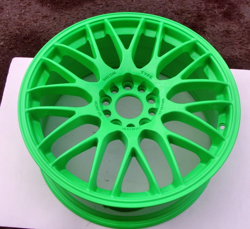 Neon Green Powder Coating Paint – 1 LB NEW