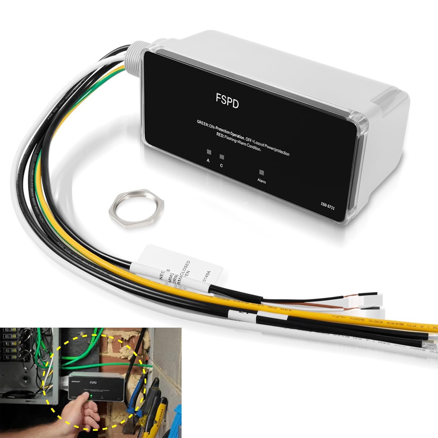 Replacement FSPD140 Level 2 Whole House Surge Protection Device,140,000 Amps