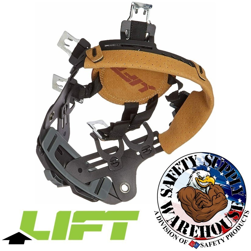 LIFT Safety DAX Hard Hat Ratchet Replacement Suspension (1 Unit HDF-18RS)