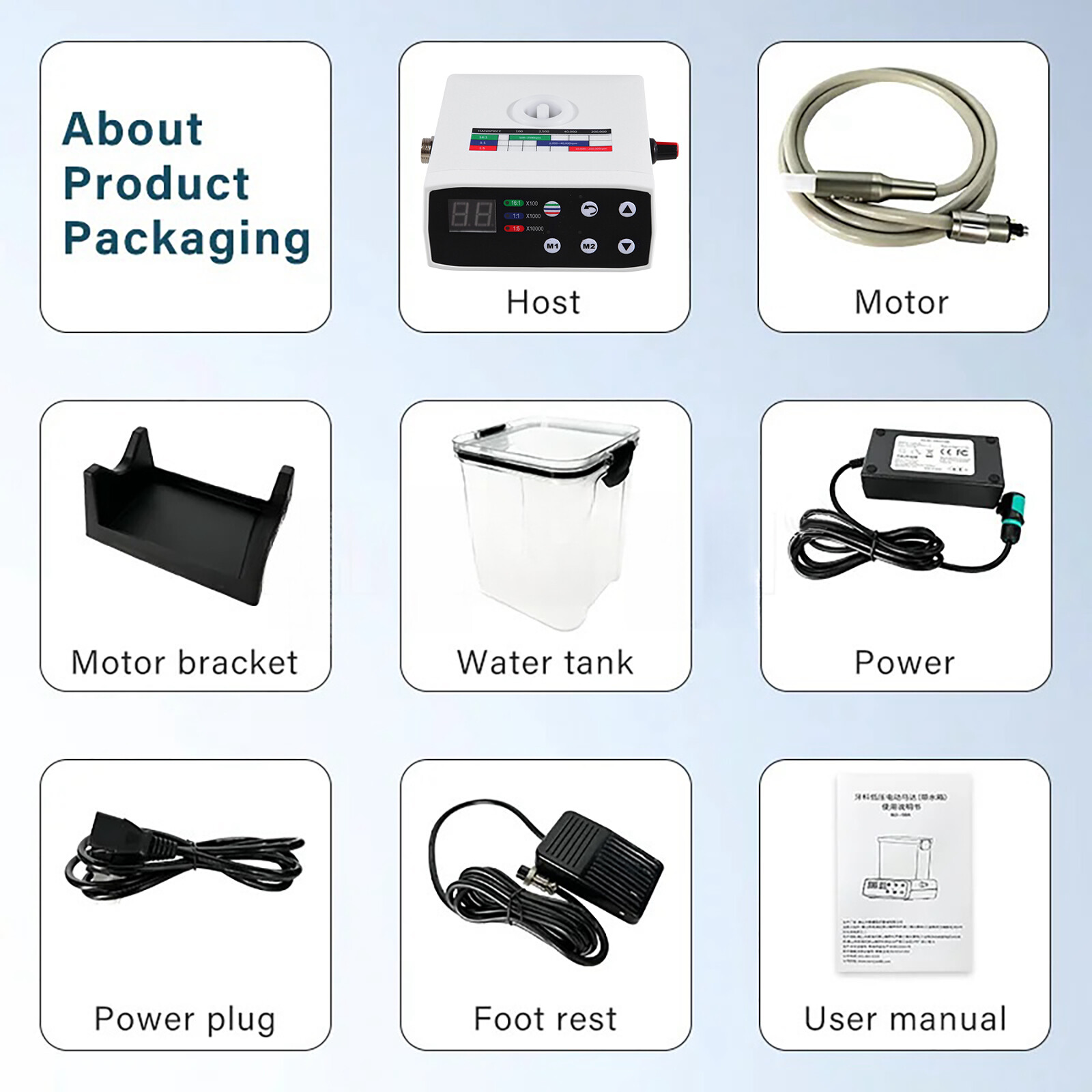 Dental Brushless Electric Micro Motor Self Water For Practice 1:5 1:1 16:1 st