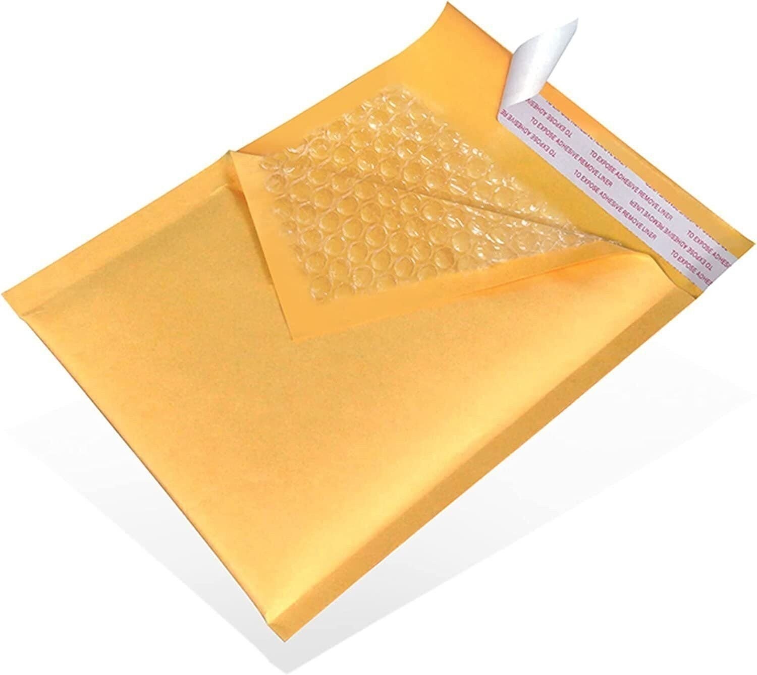 20 #00 5×10 Kraft Paper Bubble Padded Envelopes Mailers Case 5″x10″