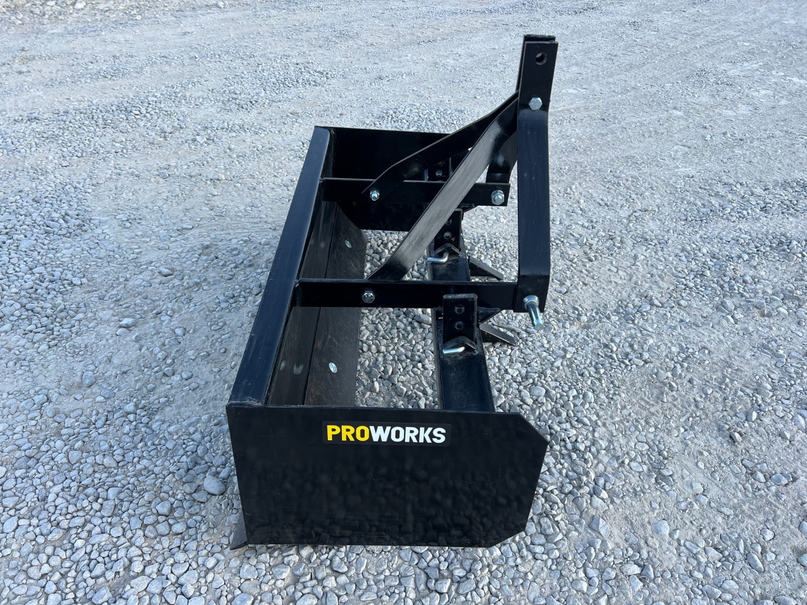 PROWORKS 48″ Box Blade 3 Point Hitch Tractor Scraper Grader 4 FT USA 3 Ripper