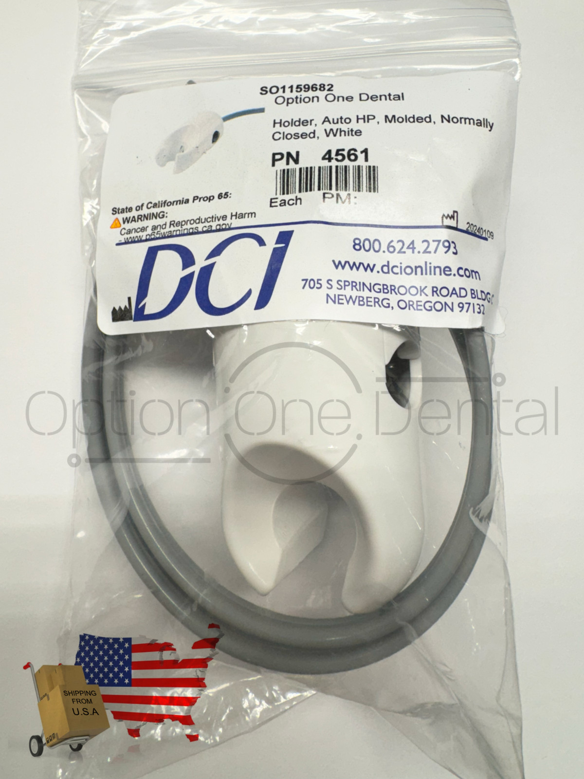 DCI Auto Dental Handpiece Holder – Asepsis Molded Auto. Normally Closed