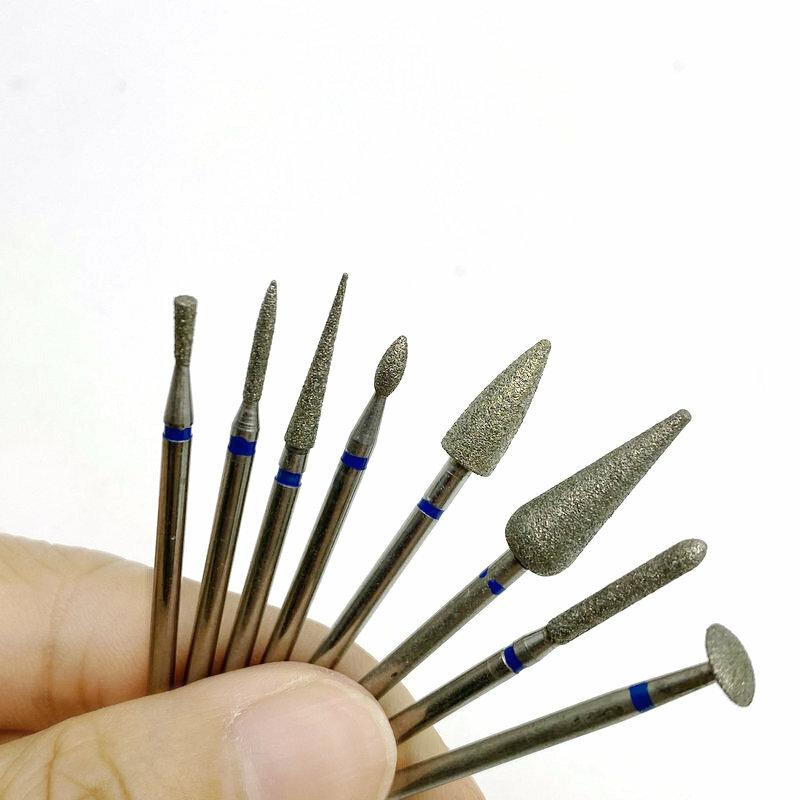 1pc 2.35mm Diamond For Manicure Cutter Dental Polish Burs Dental Lab Polisher kk