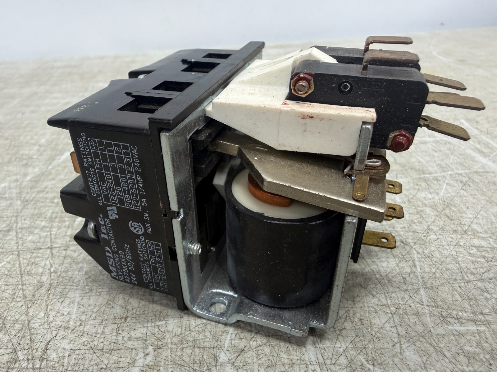 MSD inc. A275KXX90-24VAC Coil, Reversing Contactor, 3PST-NO-DM, 15A New